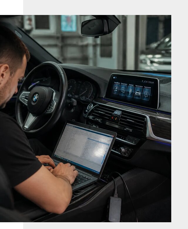 Русификация мультимедиа BMW для авто под ключ в Феодосии