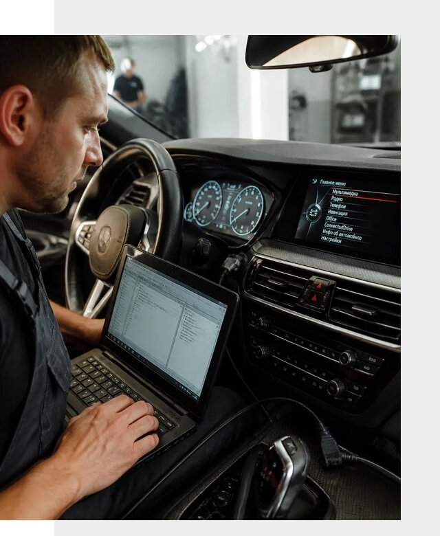 Русификация приборной панели BMW для авто в Феодосии от компании