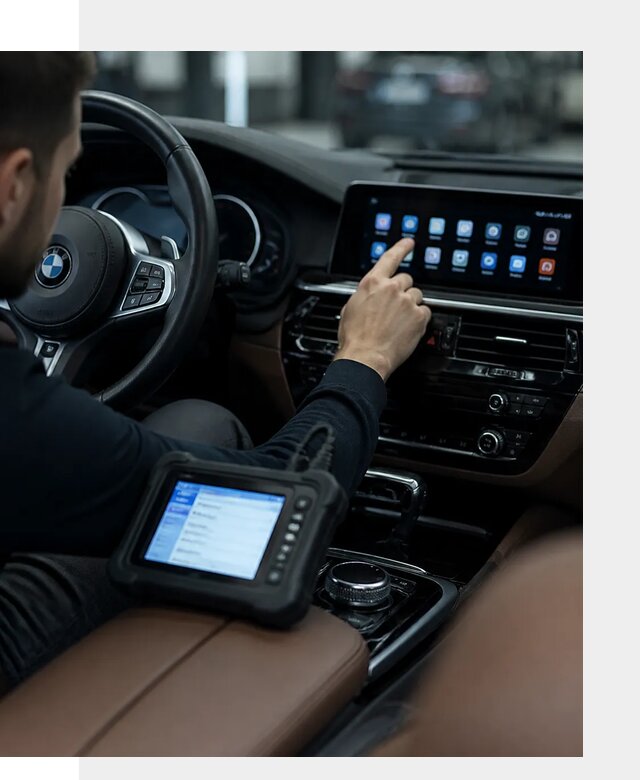 Установка приложений и мультимедиа сервисов BMW в Феодосии