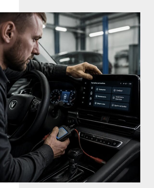 Русификация Changan CS55 и мультимедиа под ключ в Феодосии