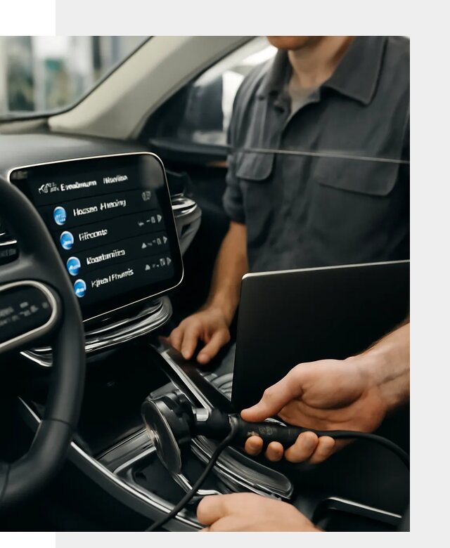 Установка приложений Geely для мультимедиа автомобиля в Феодосии