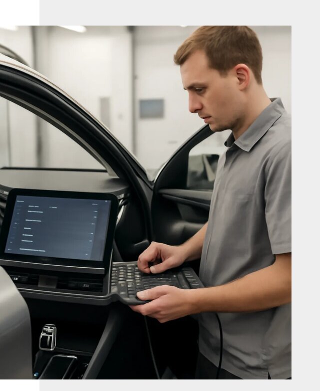Русификация мультимедиа автомобилей Lynk Co в Феодосии