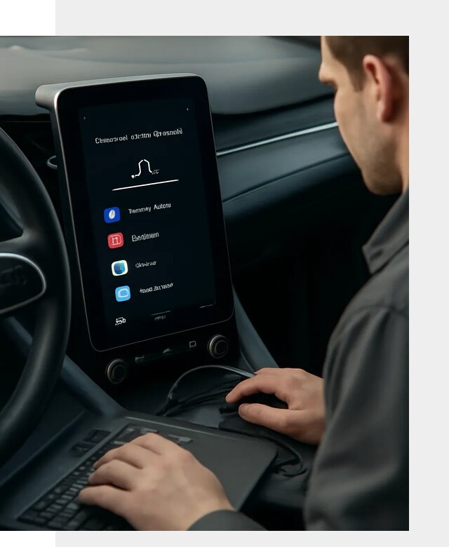 Установка приложений Lynk Co на автомобиль в Феодосии