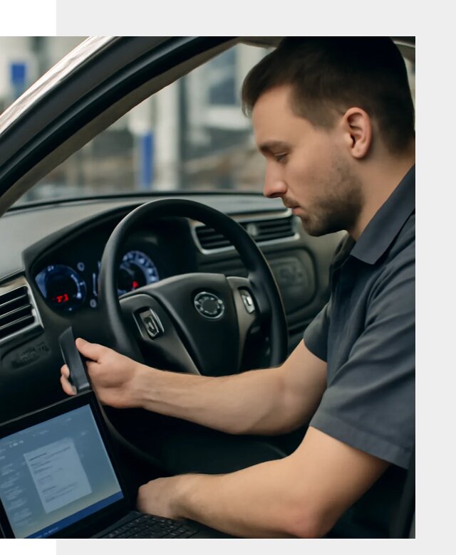 Русификация приборной панели Nissan для авто в Феодосии